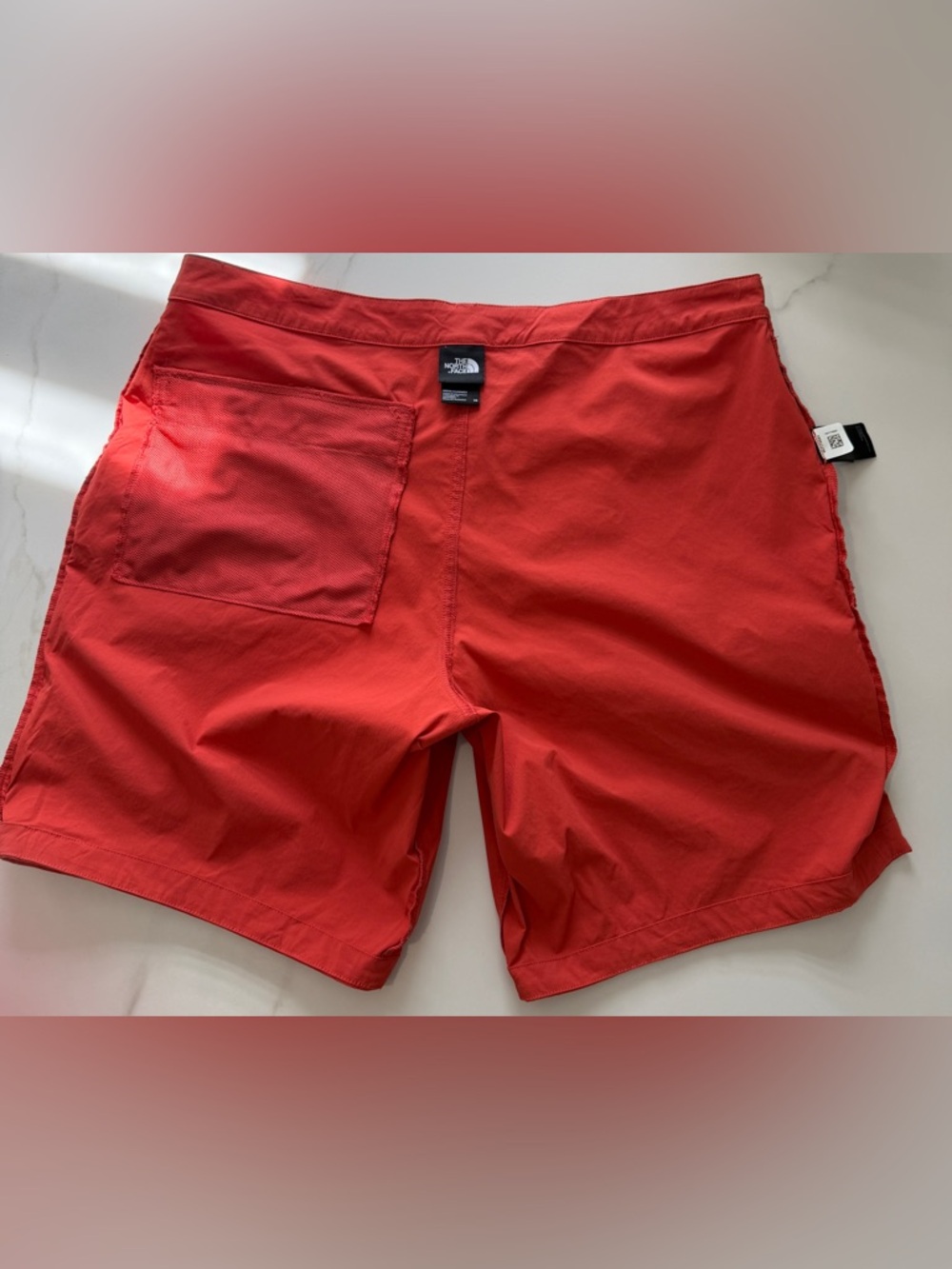 The North Face Men's Coral-Red Flat Front Shorts - Picture 10 of 14